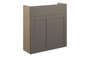 Abbi 600mm Slim Basin Unit - Matt Stone (Oak Cab)